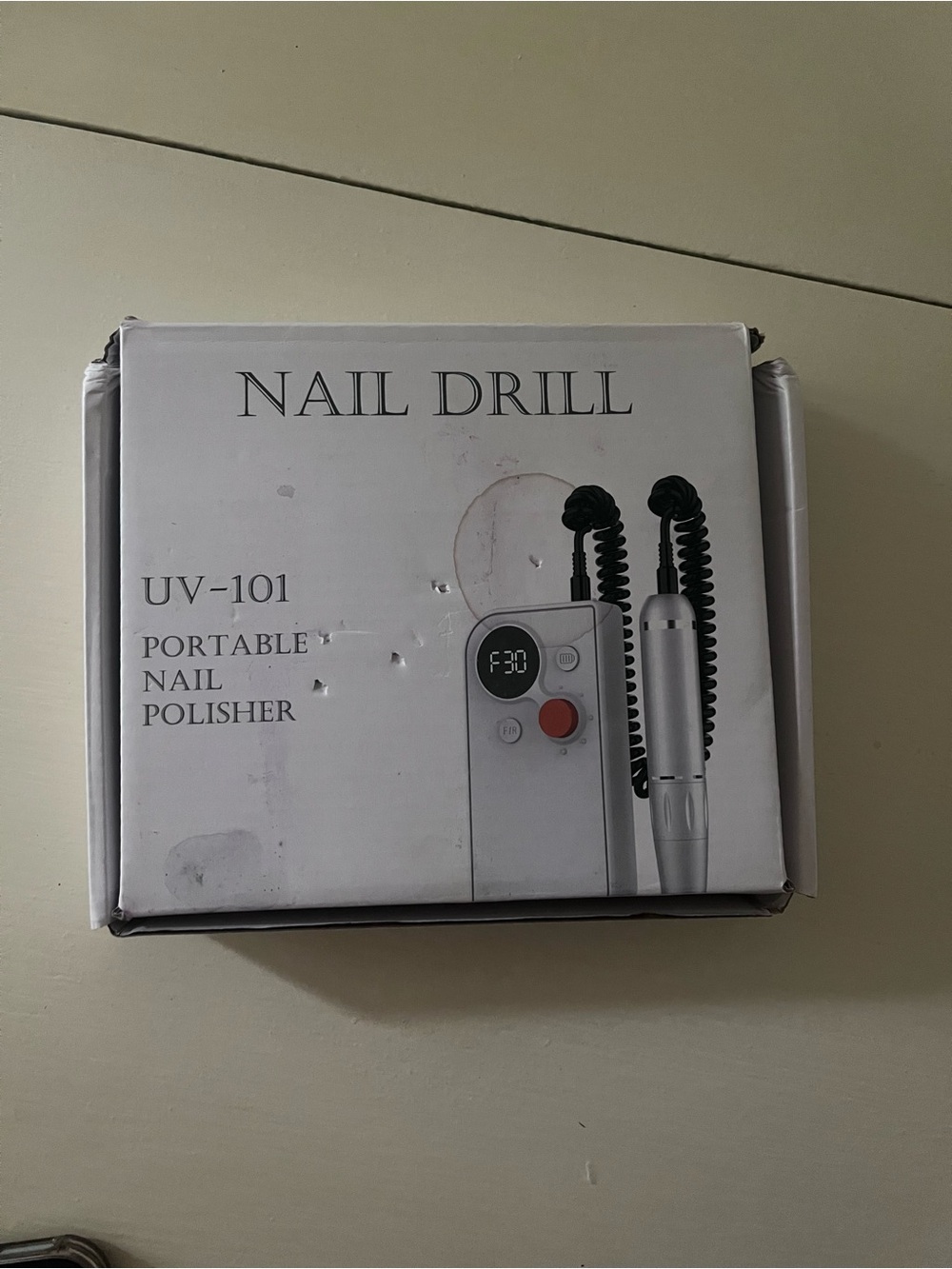 UV-101 Portable Nail Drill - Silver